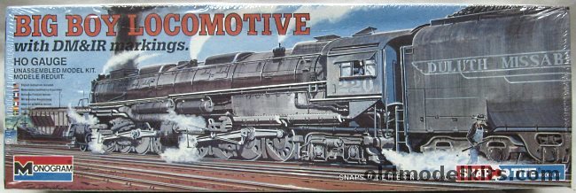 Monogram 1/87 Big Boy Locomotive DM&IR - HO Gauge, 1602 plastic model kit